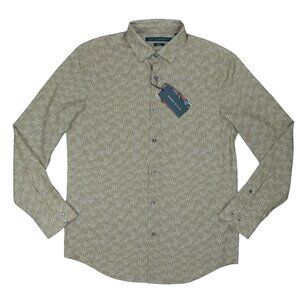 Perry Ellis X Tua Tagovailoa Collection Long Sleeve Button Down Men's Shirt NWT